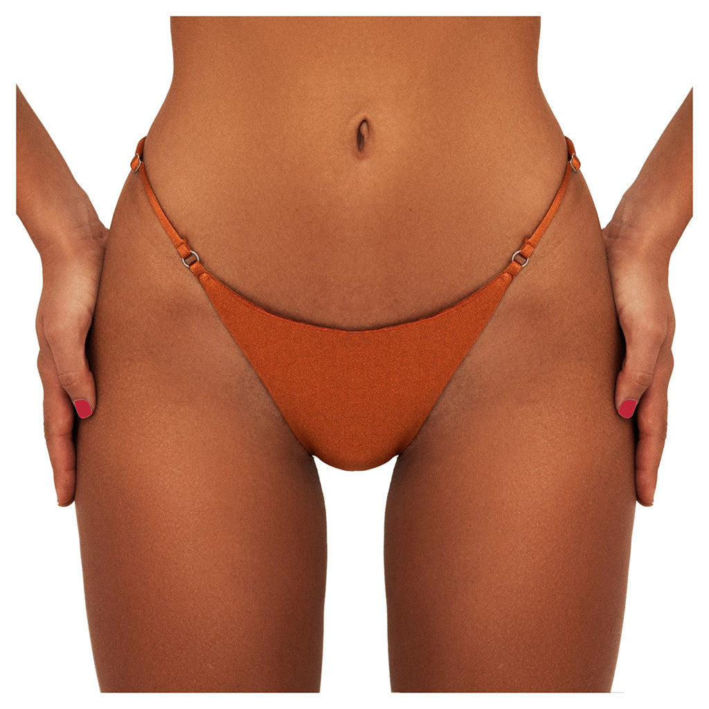 Sexy solid color bikini bottoms