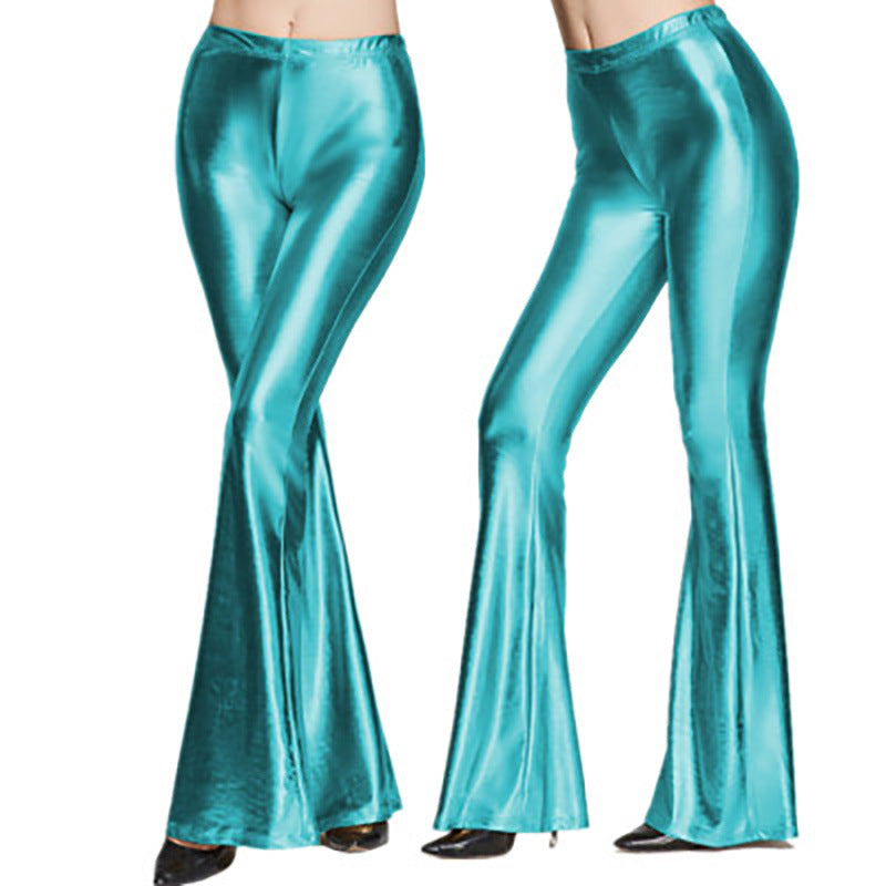 Fashion Elasticated Waist Bell Bottoms