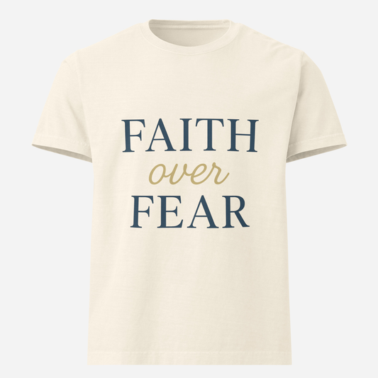Oversized T-Shirt - Faith Over Fear