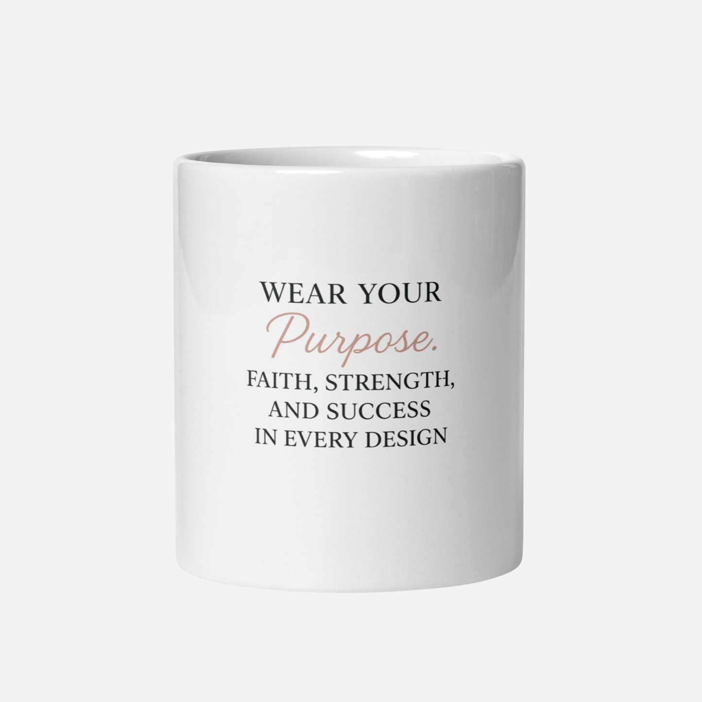 White mug - Wear your Purpose
